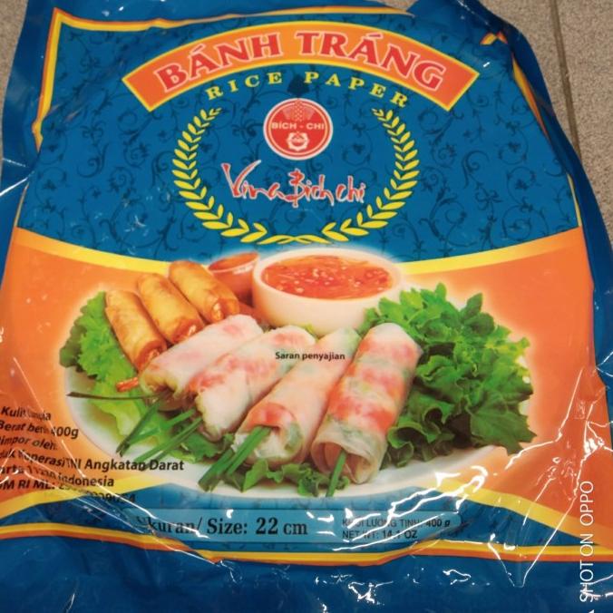 

banh trang rice paper vietnam 22cm lumpia lendy