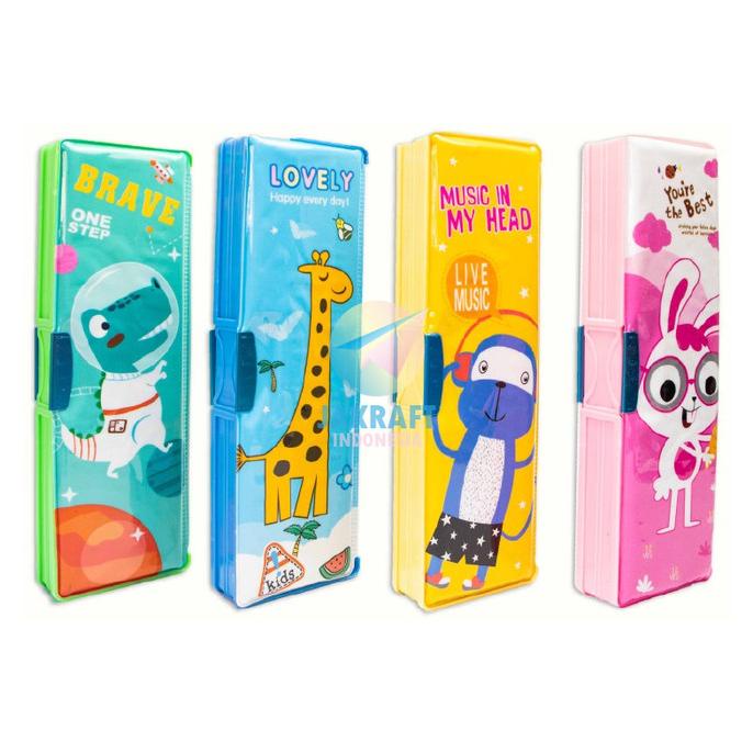 

Kotak Tempat Pensil Magnet 2 Sisi B-1230 Magnetic Pen Pencil Case Kode 1094