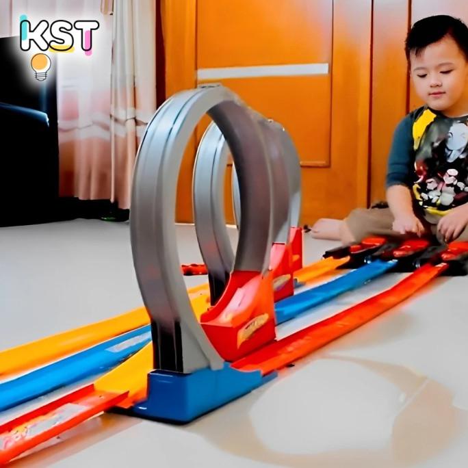 Hot Wheels Track Mainan Anak Cowok Mobil Mobilan Jalanan Hotwheels