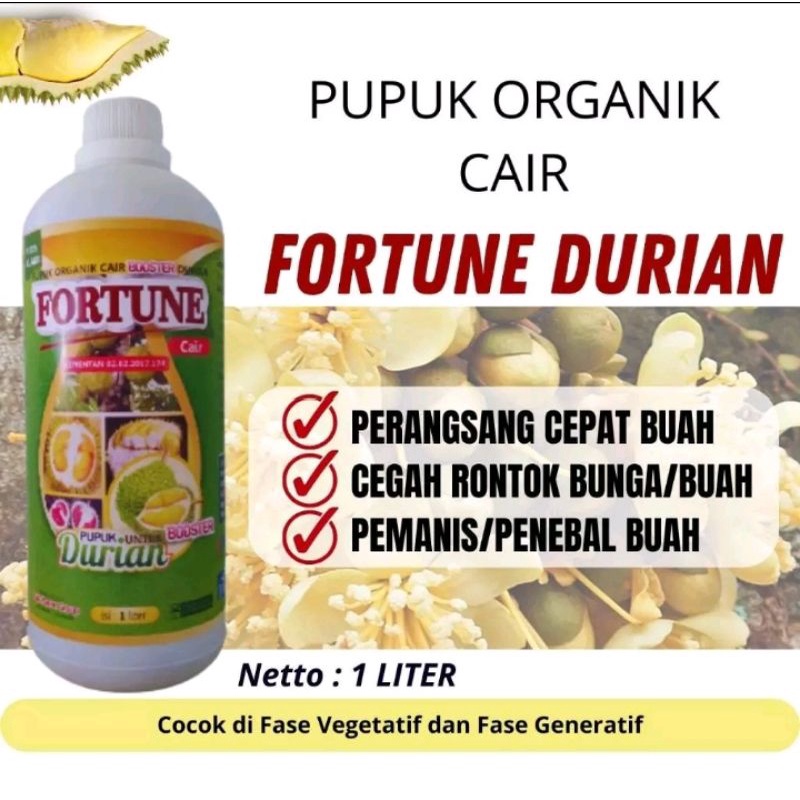 FORTUNE PUPUK PelEBAT BUAH DURIAN 1000ML