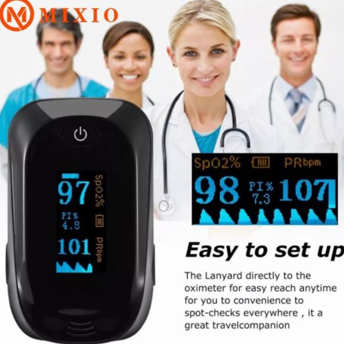 MIXIO H1 Fingertip Pulse Oximeter Alat Ukur Kadar Oksigen SpO2