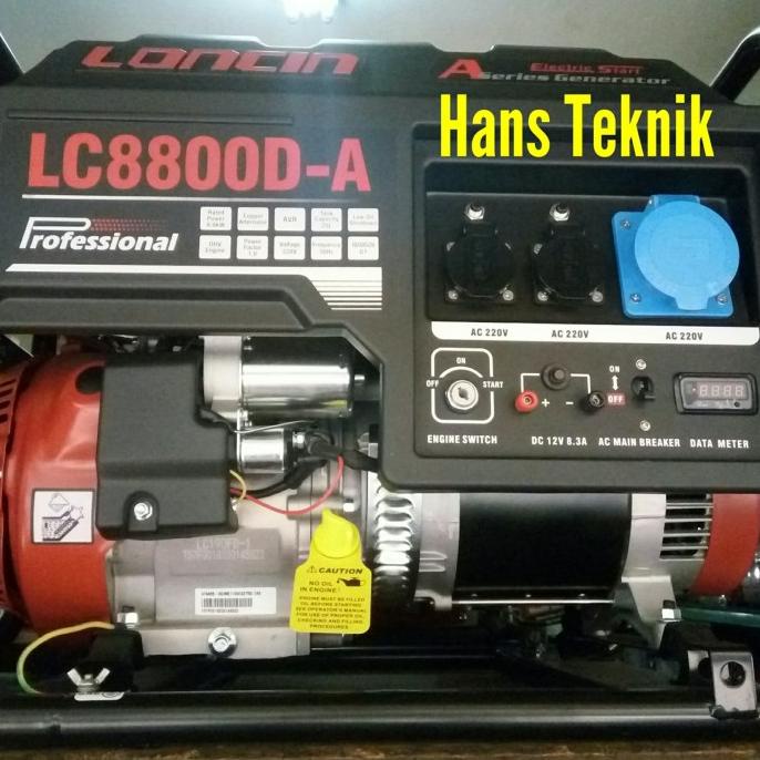 Jual Murah Genset LONCIN LC 8800 D-A Generator Set Listrik LC8800D-A Original