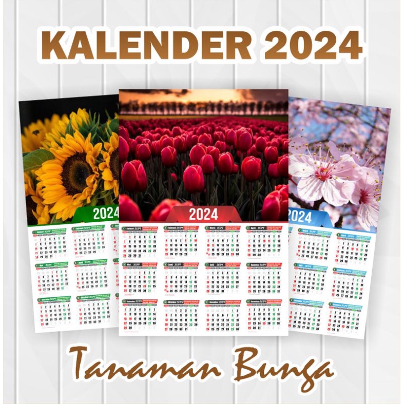 

Kalender 2024 Edisi Tanaman Bunga Eksklusif / Kalender Dinding 2024