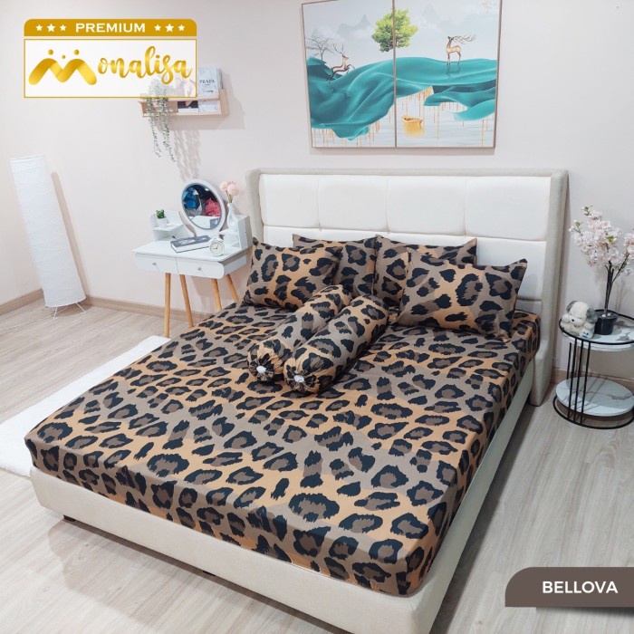 Sprei Monalisa Premium Bellova/Leopard 180X200