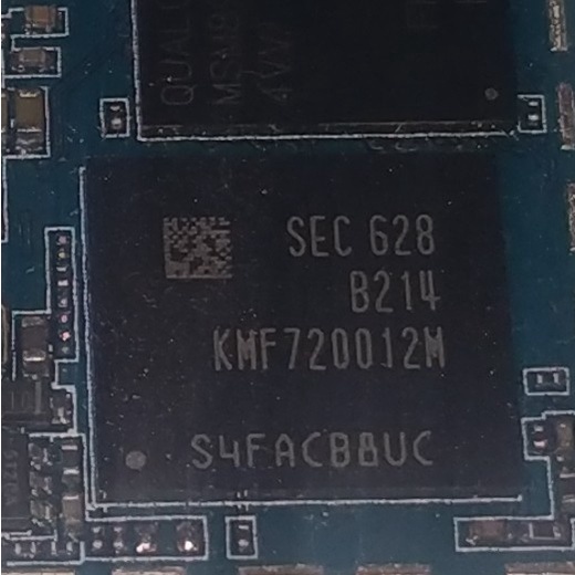 IC eMMC KMF720012M KMF72 KMF-72 KMF 72 Sec MMC Samsung Mesin Kering No Lem