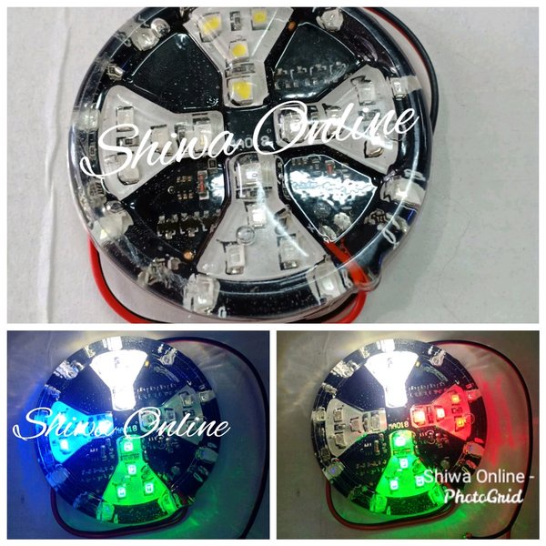 Lampu Led Fleksibel Bulat RGB - Lampu Variasi Motor Mobil