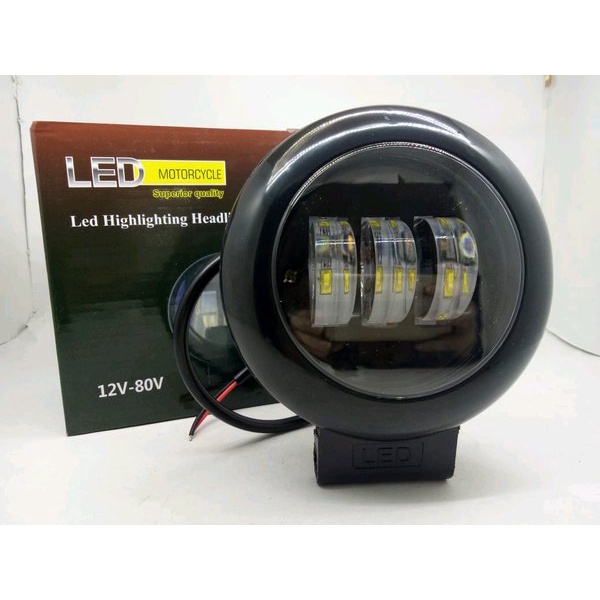 Lampu JEEP mini Daymaker Bulat - Lampu Tembak Sorot Bulat - Lampu Tembak CWL