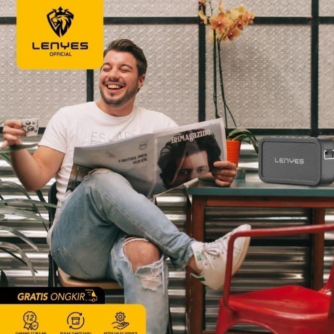 Lenyes S821 Wireless Bluetooth Speaker Waterproof Heavy Bass DSP Hi-Fi