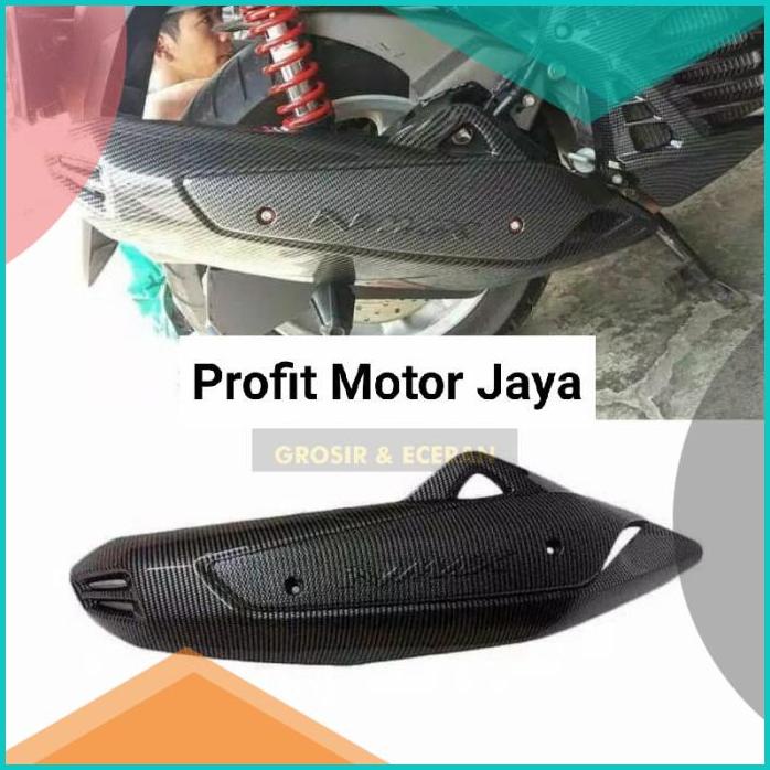 Cover Tutup Knalpot Nmax Old Karbon Nemo-Best Quality 16novz3 perkakas
