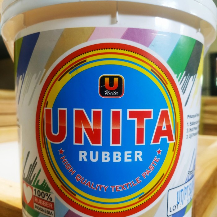 

Ready Tinta Sablon Unita Super White Pasta Rubber Unita Super White Ori