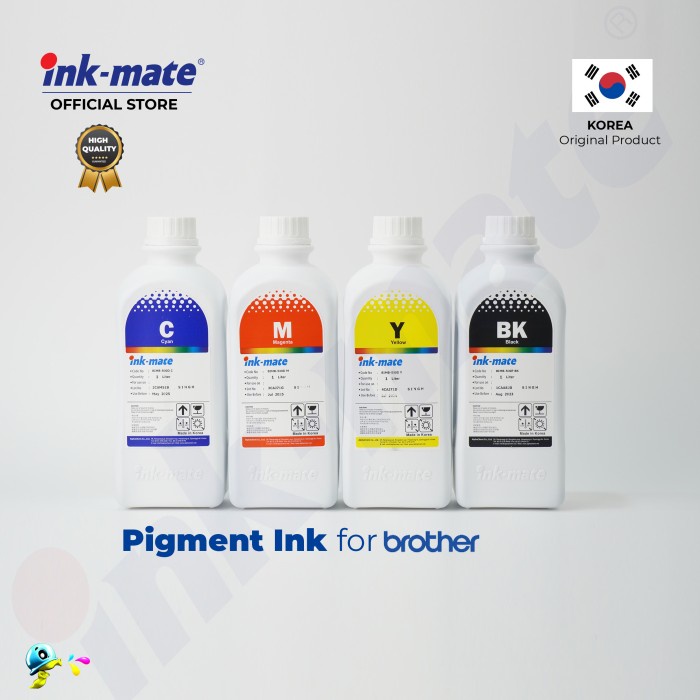 

✨Sale Tinta Pigment For Brother - Inkmate 1L 1Set Cmyk Berkualitas