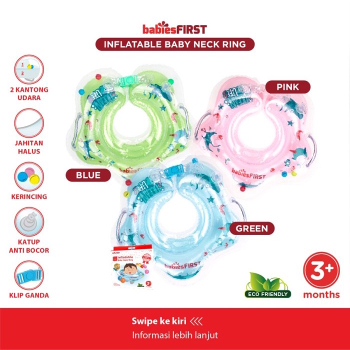 Promo Babiesfirst Inflatable Baby Neck Ring 3+ Months