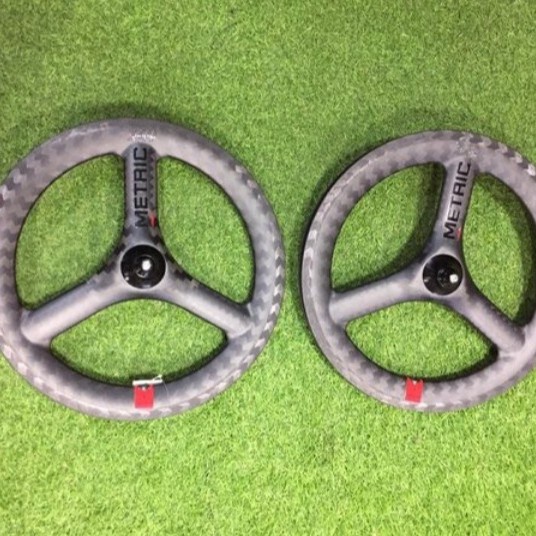 ✨Ori Wheelset Metric Carbon 16 349 Disc Brake Velg Sepeda 16 Plus 3 Spoke Diskon