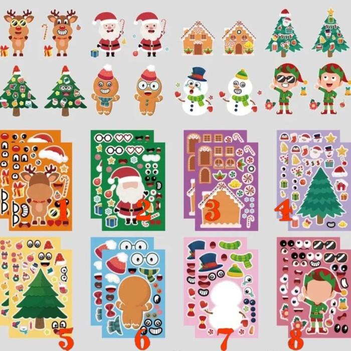 

Sticker Stiker Hias Natal (Per Lembar) 060
