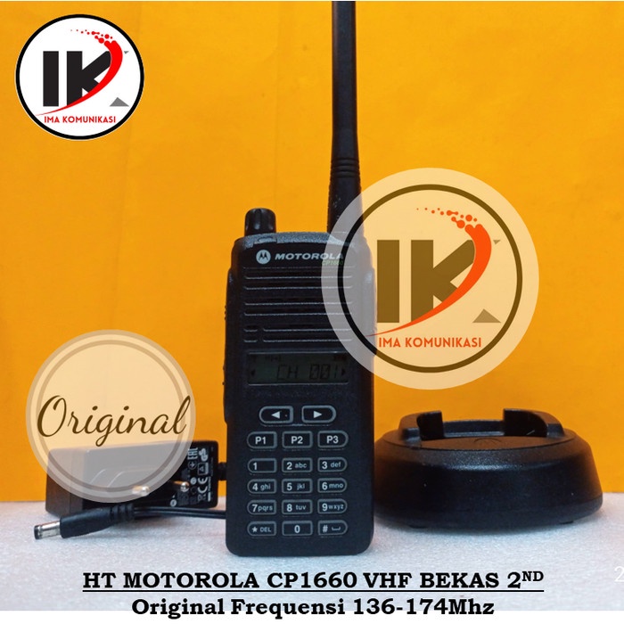 HT BEKAS MOTOROLA CP1660 VHF