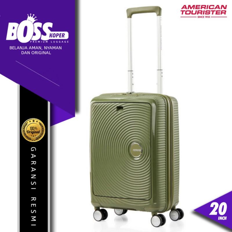 Koper Laptop 20 Inch AMERICAN TOURISTER Hardcase Cabin/Kabin Original