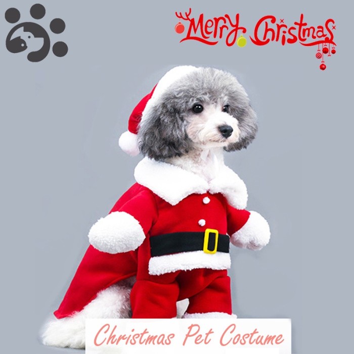 

Kostum Jubah Natal Hangat Tahan Angin Untuk Anjing / Kucing Peliharaan Limited Stock