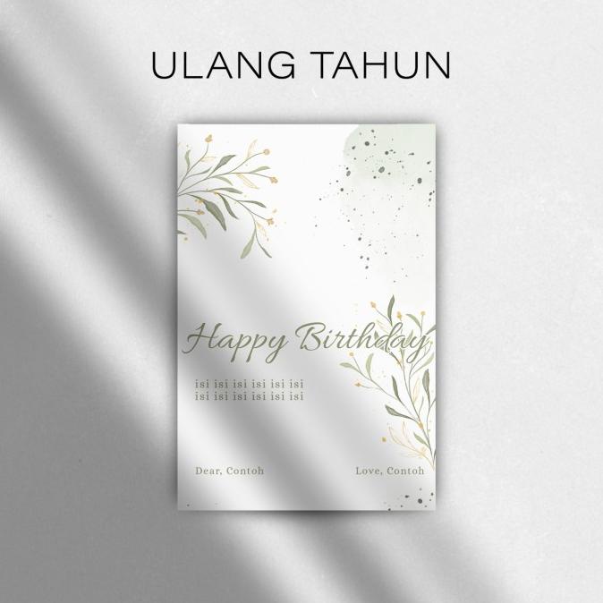 

TERLARIS HEAVEN SCENT Custom Kartu Ucapan Greeting Card Gift Card READY STOCK