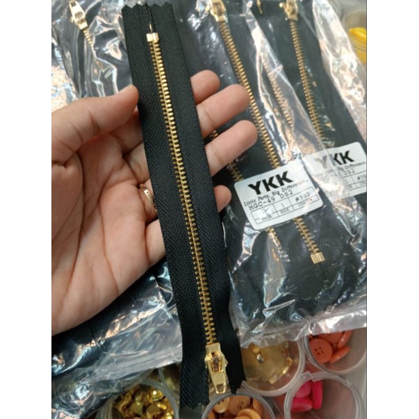 Resleting YKK jepang/Resleting gigi besi