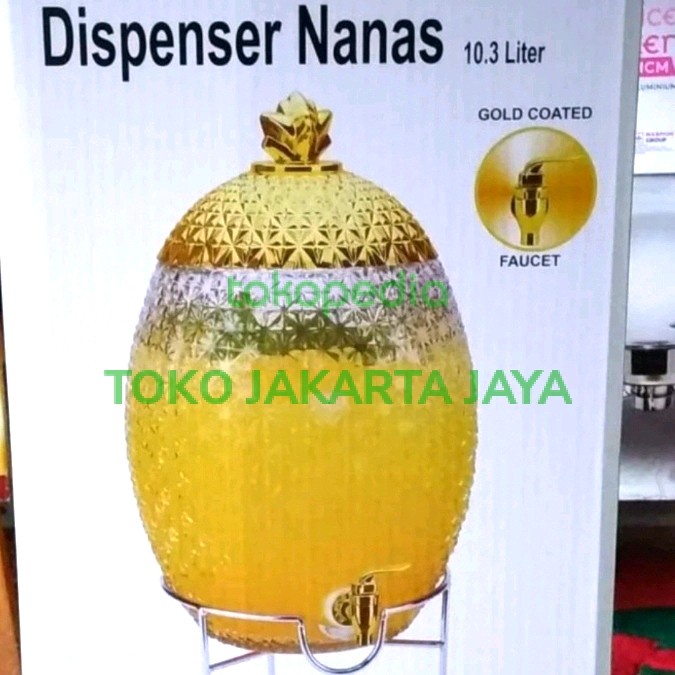 KRAN KERAN JUS DISPENSER NANAS KACA