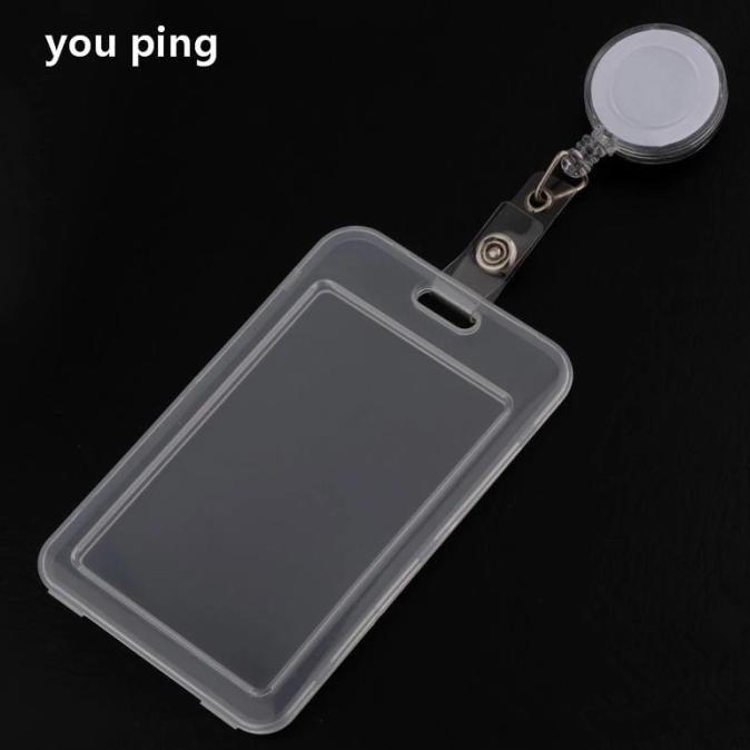 

Name Tag id card holder plastik 2 sisi NFC