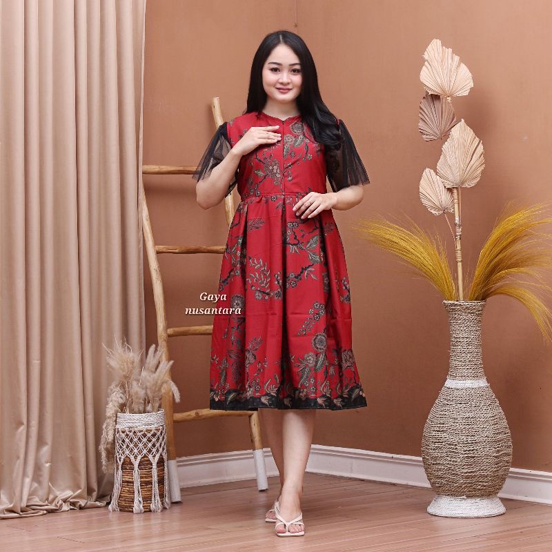 Dress Natal Wanita Dewasa 2024 Panjang Terbaru 2023 Gaun Cewek Drss Natali Tunik Bju Lebaran Setelan