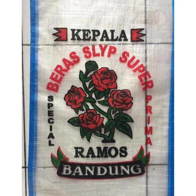 

Karung beras 10kg merek RAMOS BANDUNG