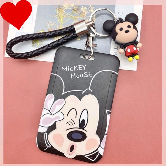

Kalung Kartu/ID Card Holder Name Tag Disney/Mickey/Minnie/Donald/Daisy