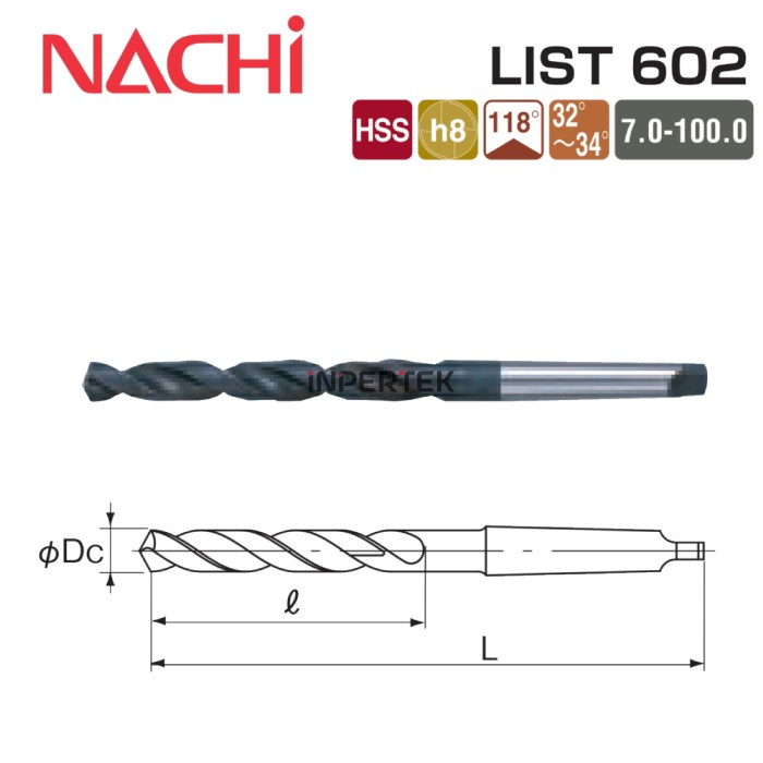 ✅Baru Nachi 29 Taper Shank Mata Bor Nachi 29.0 Hss Bor Besi Keras 29 Nachi Berkualitas