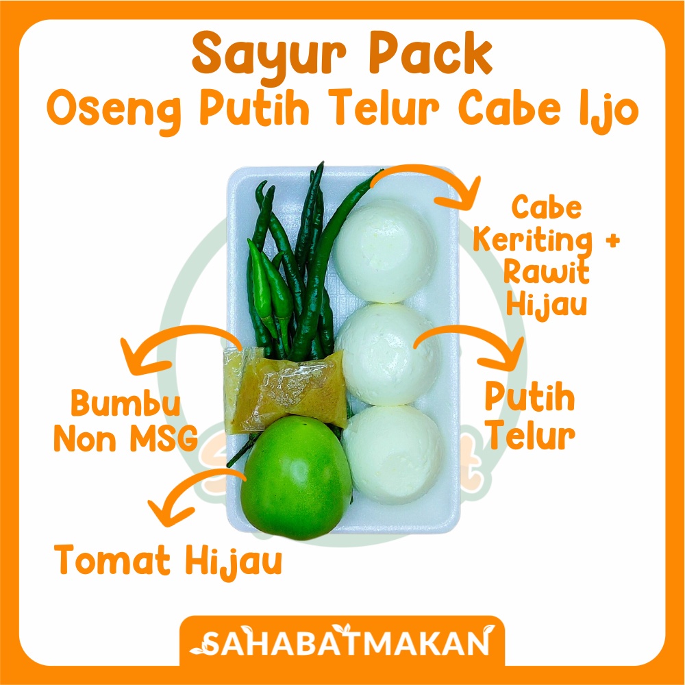 

Oseng Putih Telur Cabe Ijo - Sayur Pack / Sayur Prep / Sayur Instant Â€” Sahabat Makan Sayur Jogja