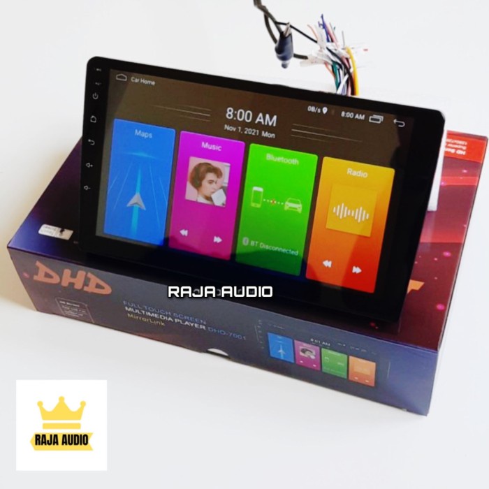 Headunit Android DHD-7001 9"INCH RAM 1/32GB +Free Kamera