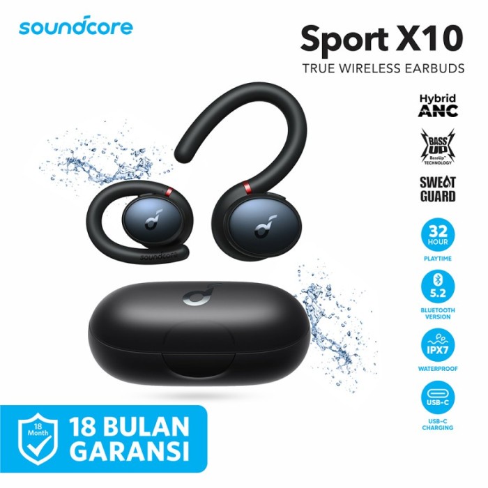 Ready Earphone TWS Soundcore Sport X10 - A3961