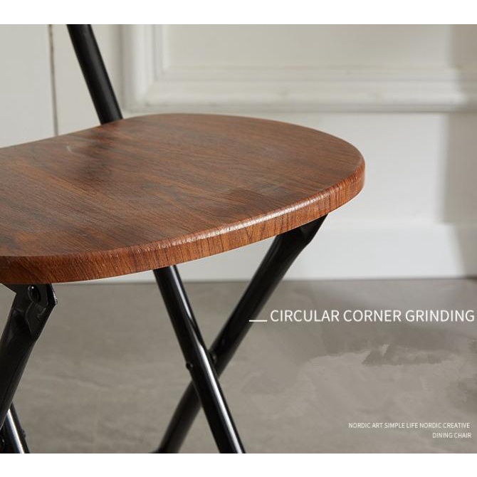 Kursi Lipat / Kursi Lipat Portable / Kursi Sholat / Bangku Makan Kayu