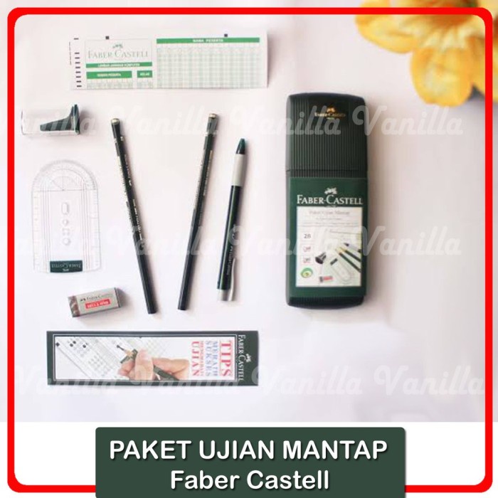 

SALE FABER CASTELL Paket Ujian Mantap Tempat Pensil Set Komplit Termurah