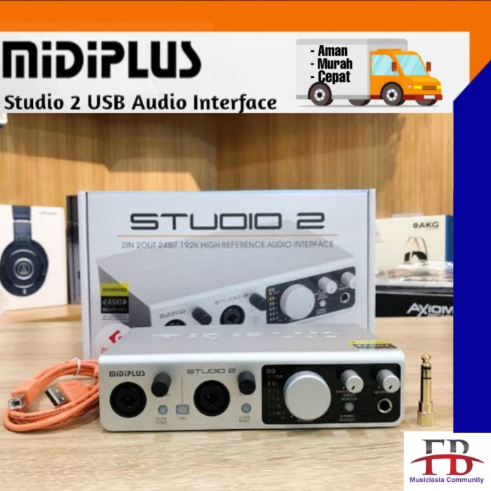 Soundcard Recording Midiplus Studio 2 / Studio2 USB Audio Interface