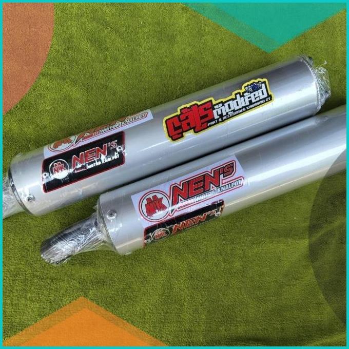 SLINCER ALUMUNIUM NENS KNALPOT MOTOR U/ NINJA R SS DAN RR NENS ORIGINA