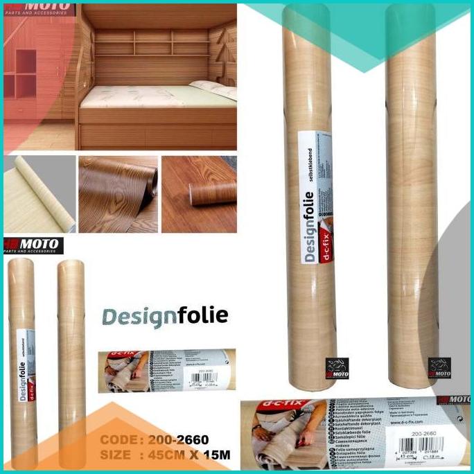 Sticker DCFIX (200-2660) /Sticker Furniture/ Sticker Motif Serat Kayu