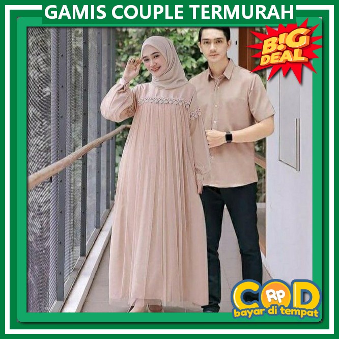 Baju Couple Muslim Suami Istri Pakaian Kapelan Pasangan Games Wanita Muslim Trbaru Mewah Games Capel