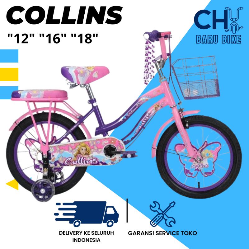 Sepeda Mini Velion Collins 12 16 18 inch