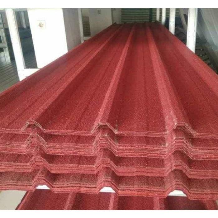 Spandek pasir / atap metal berpasir dengan bahan dasar 0.30mm full SNI bs