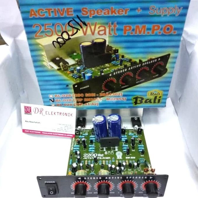 Baru Kit Power PSU Supply Active Speaker Aktif 2500 watt PMPO 2500w 2N3055 dre3 Ayo Beli