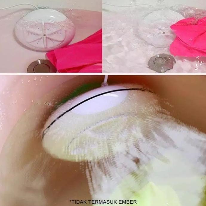 Mini Penggiling Mesin Cuci Portable Travelling Alat Mencuci Baju