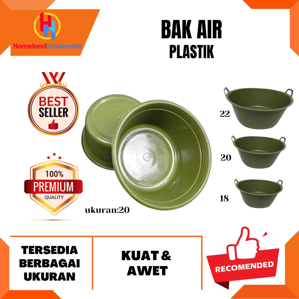 BAK AIR PLASTIK/BAK AIR 20 USA/BAK AIR KUPING 18/BAK AIR KUPING 20/BAK AIR KUPING 22/BAK PLASTIK IJO