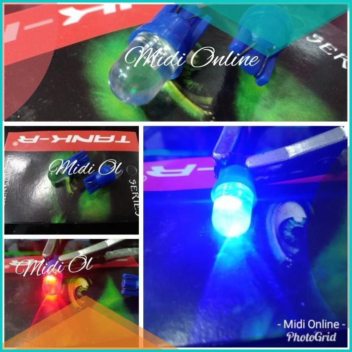 Lampu Senja T10 Motor Mobil - Lampu Sen Led 2 Warna - Lampu Led Senja