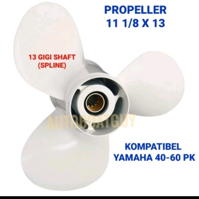 Ready Propeller / Baling / Kipas Mesin Tempel Yamaha 40 50 - 60 Pk / Hp