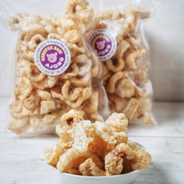 

Kerupuk - Kerupuk Babi Ajong Plastik 250 Gr Lokal