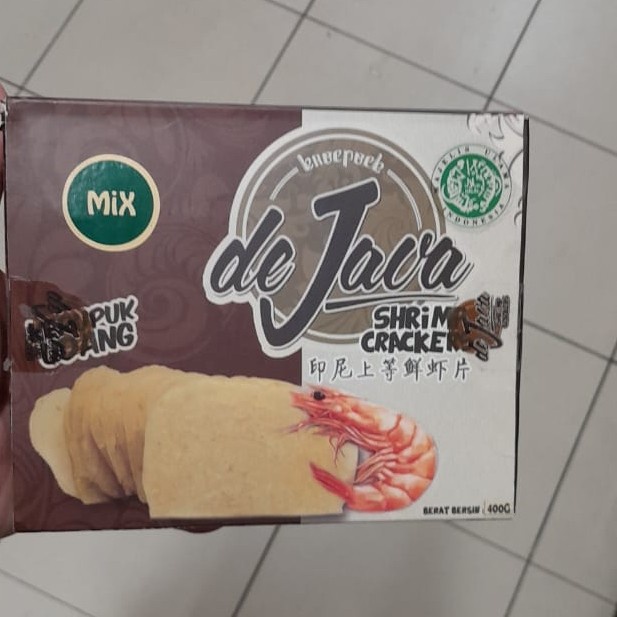 

Kerupuk - De Java Kerupuk Udang Besar 400Gr