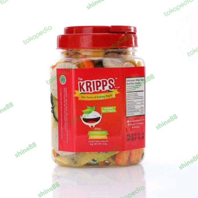 

Keripik - Keripik Sayur / Vegan Chips Veggies The Kripps - Jumbo