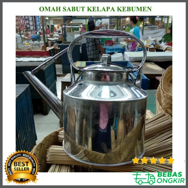 Cerek Ceret Teko Angkring Stainless Steel 5Liter