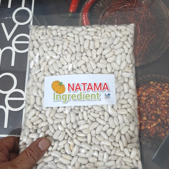 

Kacang - Cannelline Bean/ Kacang Cannellini Bean/White Kidney Bean- 1 Kg